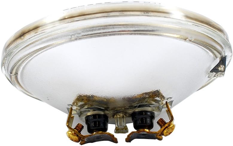 Close-up of the G53 screw terminal base of the BulbAmerica 4515 PAR36 bulb.