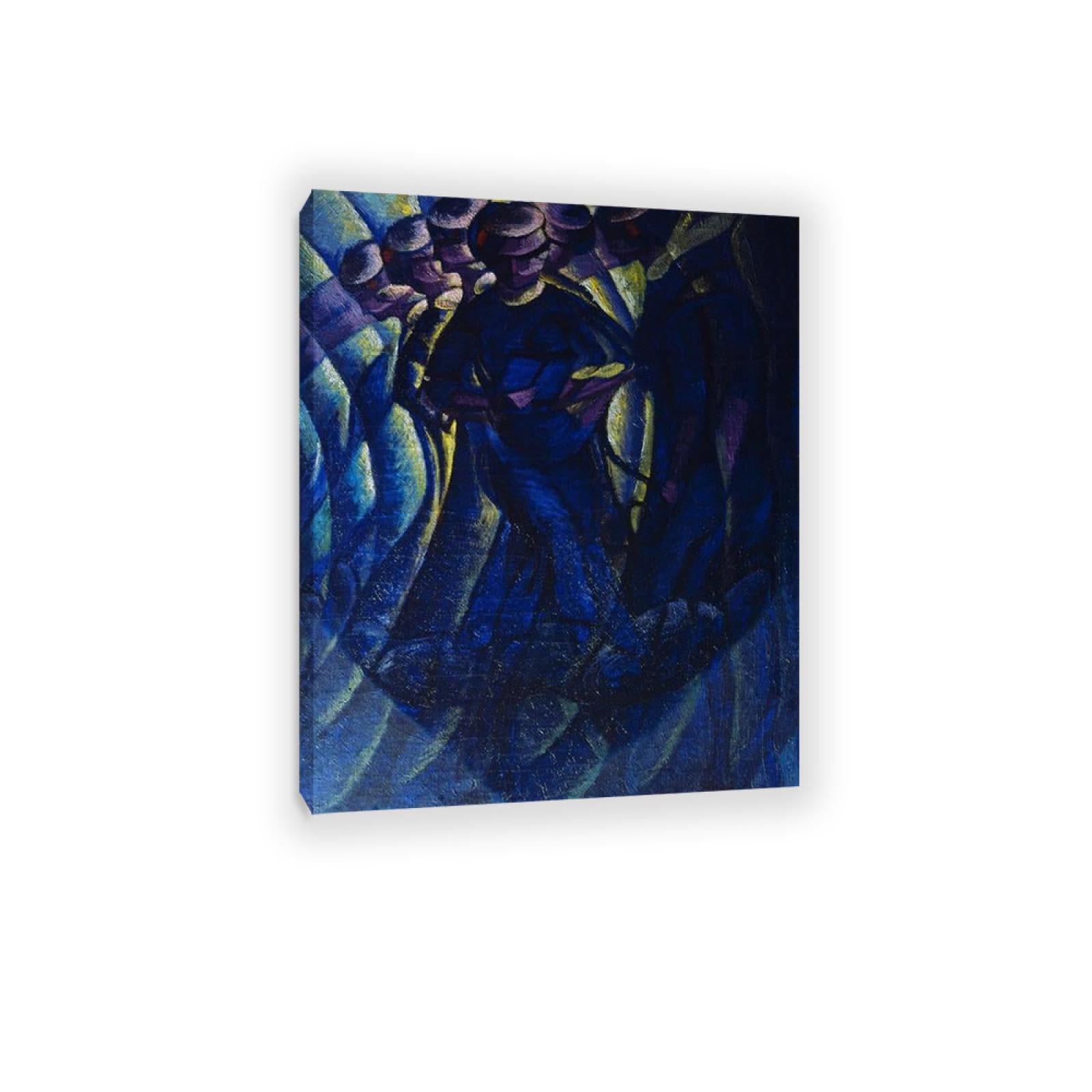 Luigi Russolo Słynne obrazy olejne, płótno, sztuka ścienna, reprodukcja na płótnie, kobieta, grafika, krajobraz, wydruki, plakat do sypialni, dekoracja ścienna, 30 x 40 cm, oprawiony