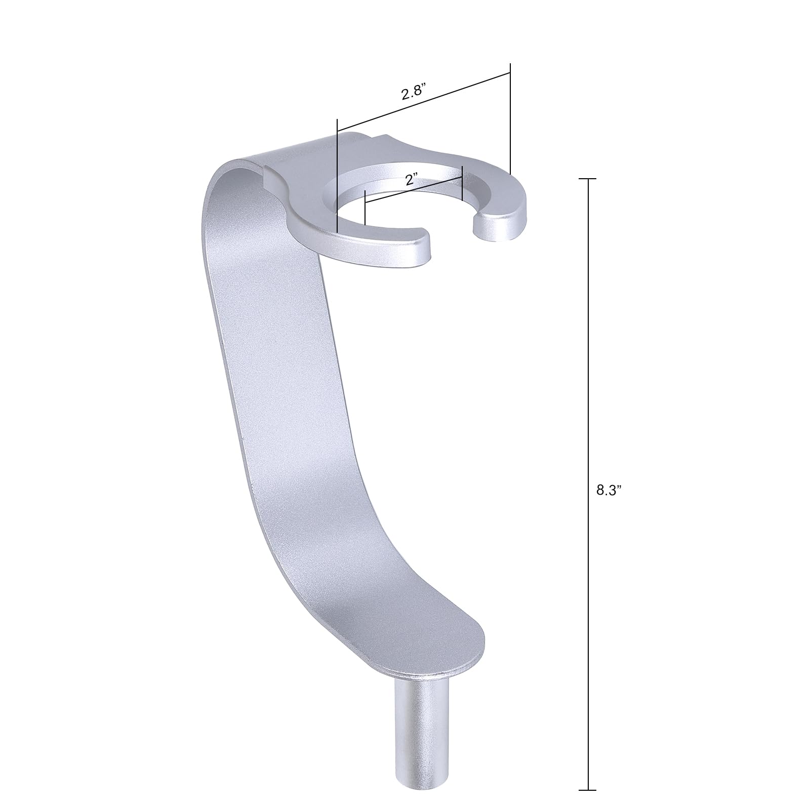 beyond SMART Wine Glass Metal Stand, Attached to Power Grommet, Exclusively Furniture