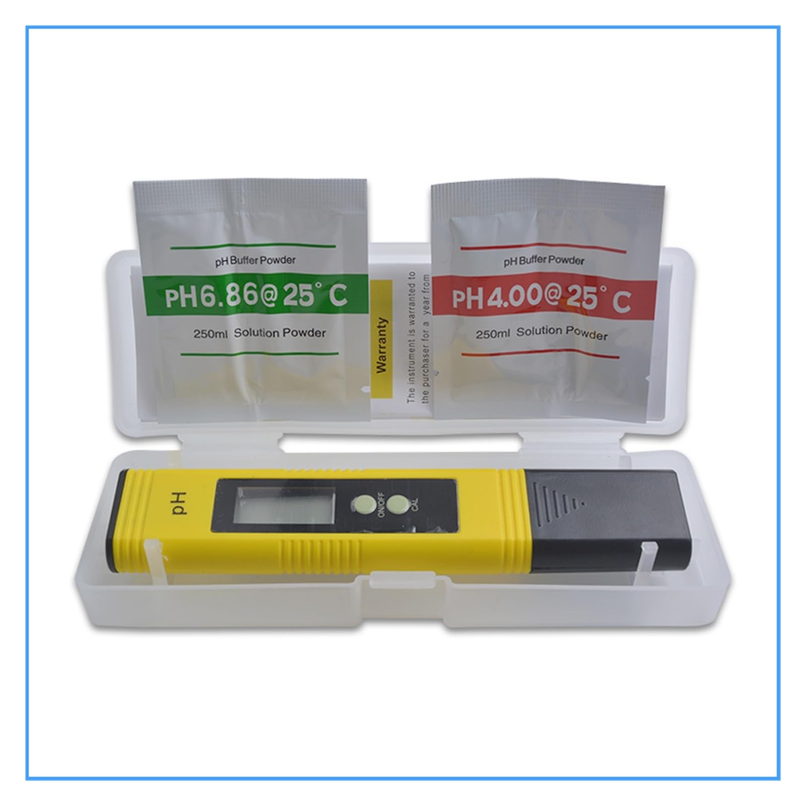 Probador de PH para Agua Protable LCD Digital PH Meter Pen de Tester Acuario Piscina Agua Vino Orina ph-2 (Blue ph)