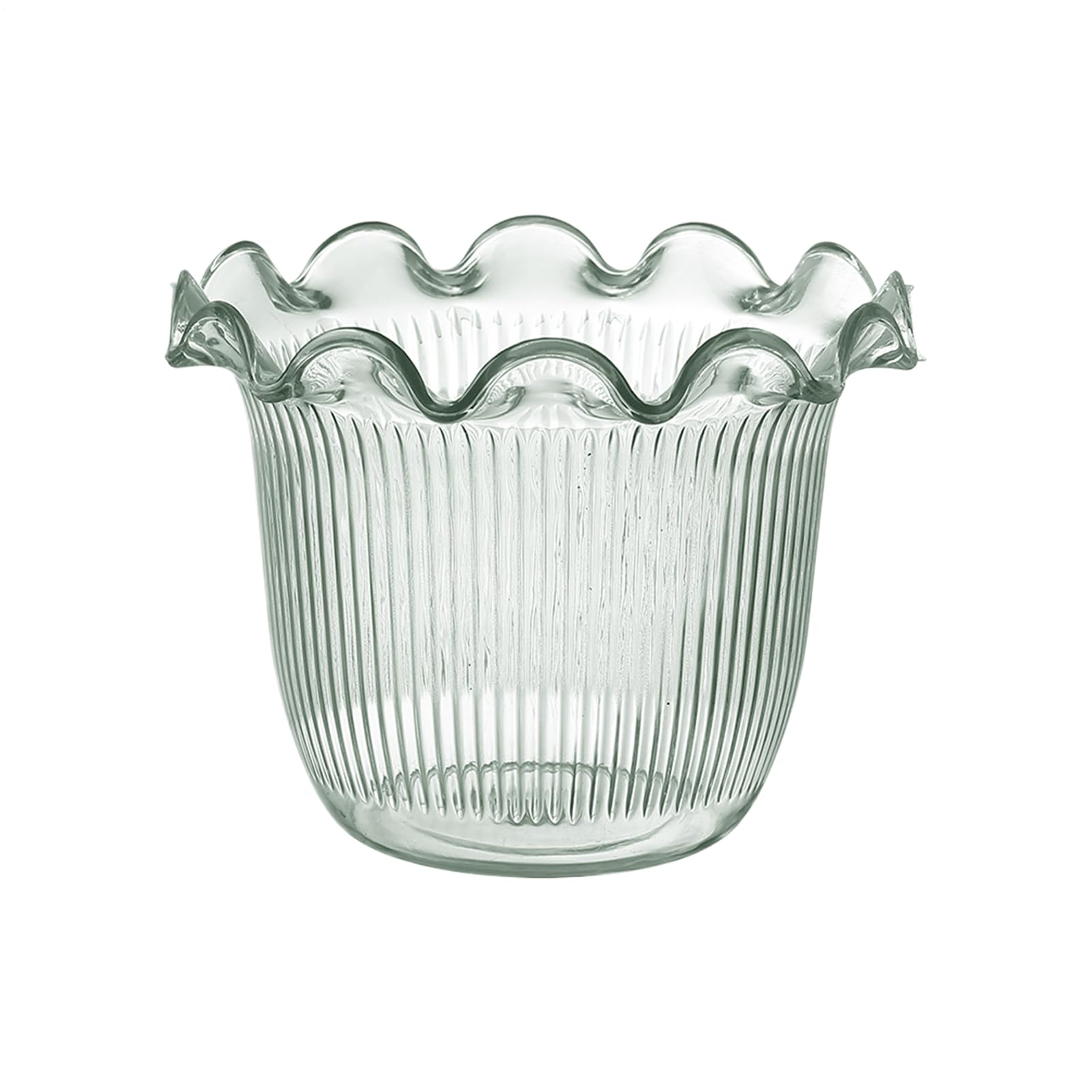 Flowerpot, Long-Lasting Material With 10-Inch Size, Clear Glass Planter, Water Plant Vase Modern, Elegant Transparent Design, For Fresh Blooms, Dried Florals Use