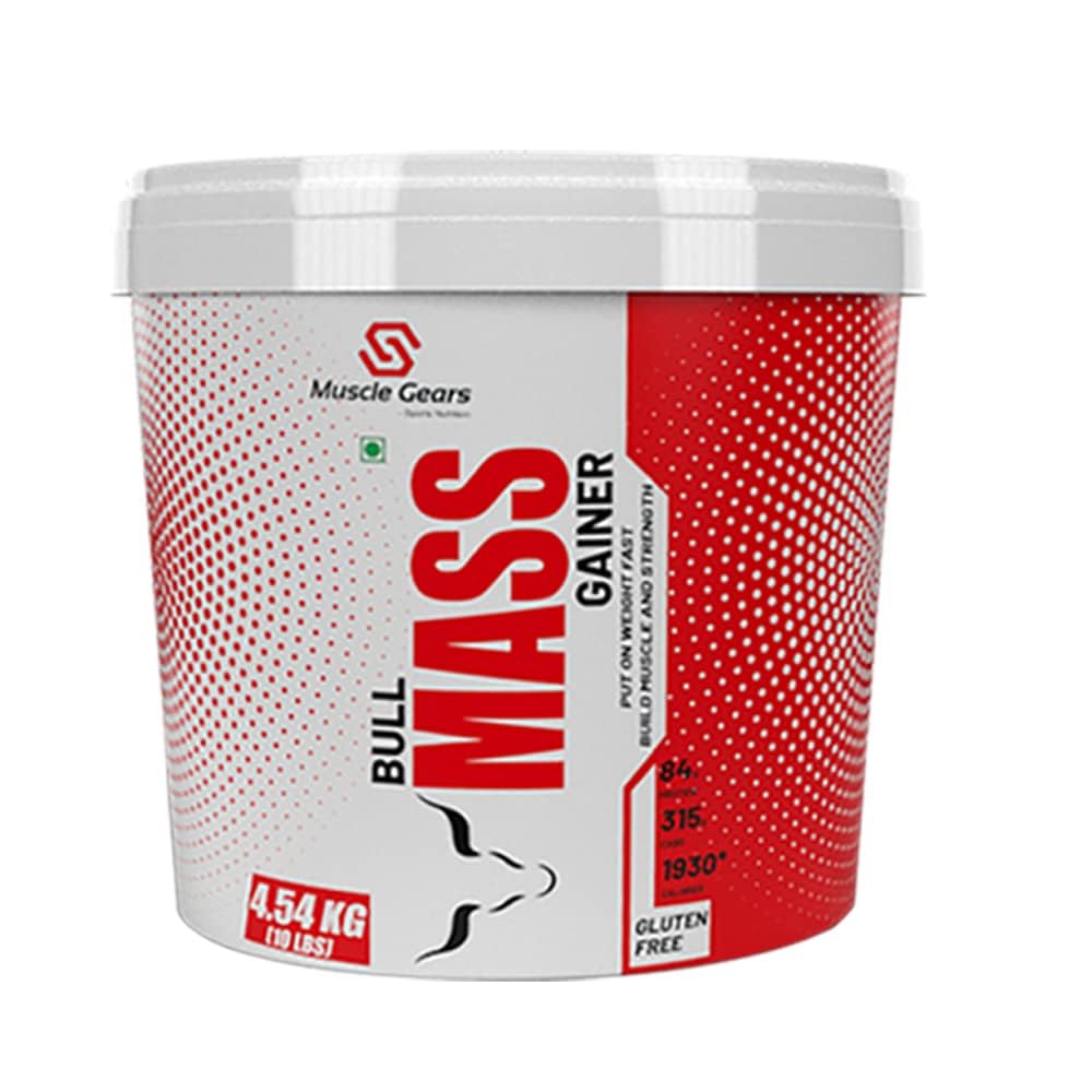 Muscle Gears Bull Mass Gainer (FSSAI Certified and All in one Dietary, Weight gainer 10LBS Chocolate).-image-46