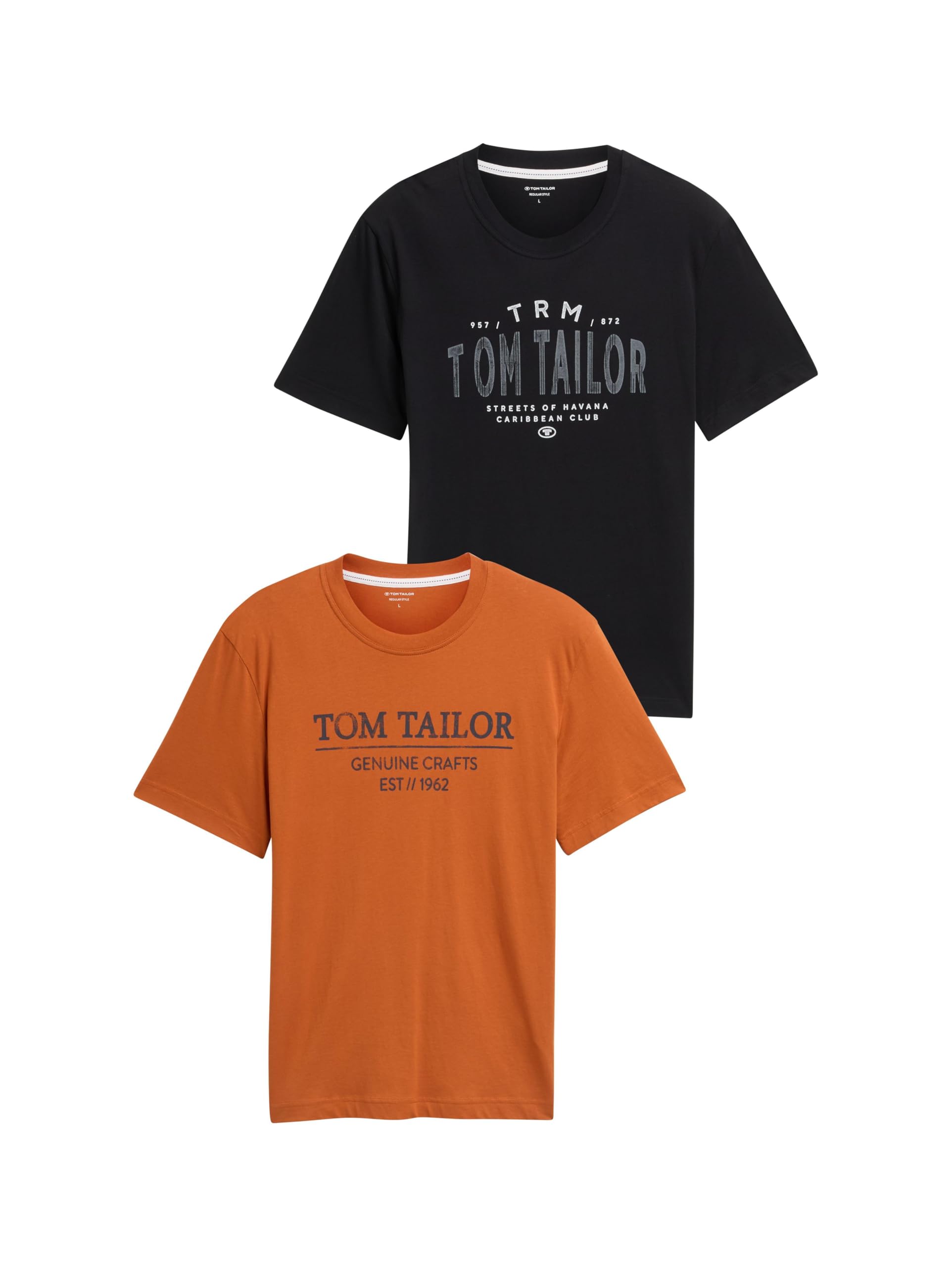 Tom Tailor Herren T-Shirts im 2er-Pack