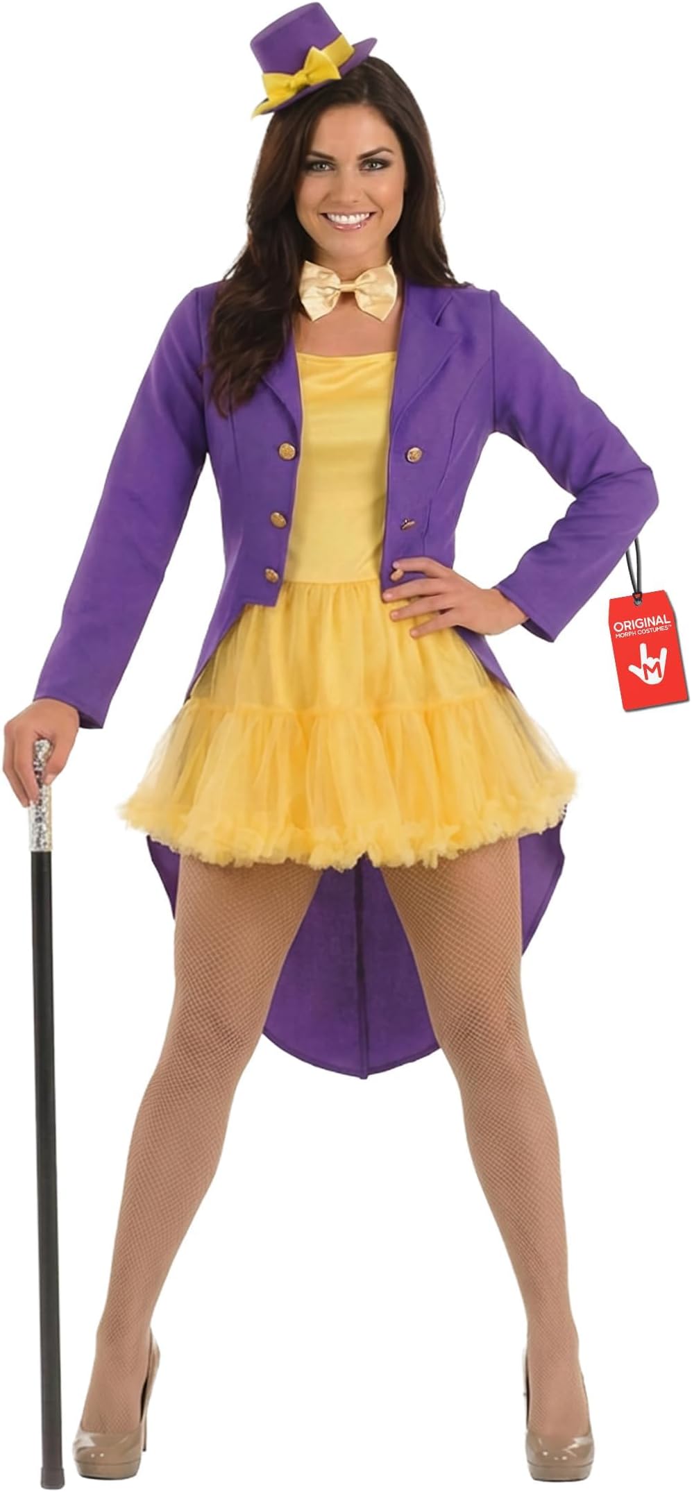 Fun Shack Chocolate Factory Costume for Women - Willy Wonka Inspired Adult Halloween Book Day Outfit, X-Large
