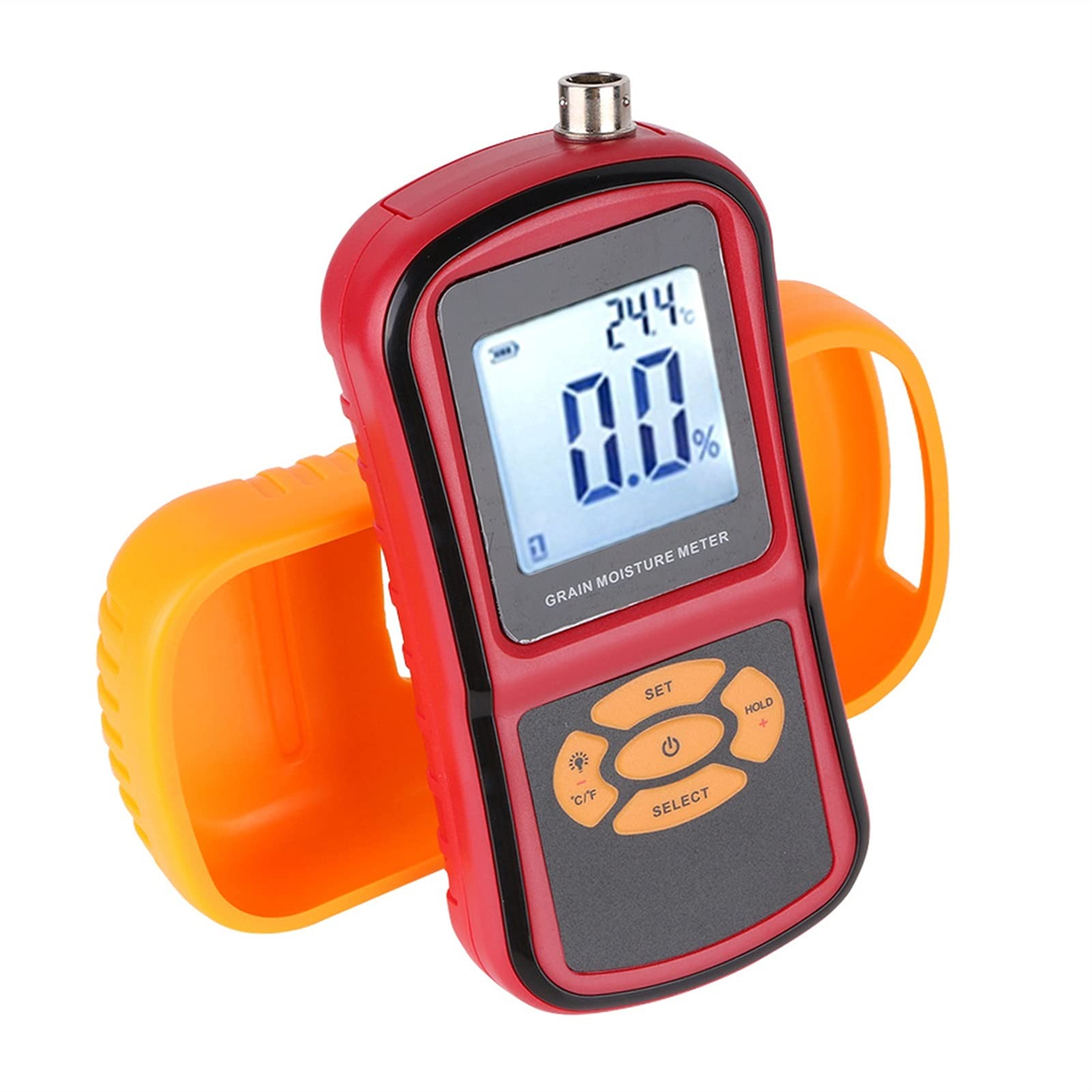 Medidor de humedad Probador de humedad de grano Probador de humedad de grano Grano Temperatura y humedad Tester