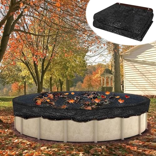 Svepndic SVEPNDIC-035 18Ft Round Leaf Net Pool Covers thumb #7