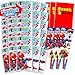 Marvel Spiderman Birthday Party Favors for Kids Boys - Bundle of 24 Spider-Man Activity Packs with Mini Coloring Book, Crayons, Loot Bags | Superhero Coloring Pages, Stickers, More