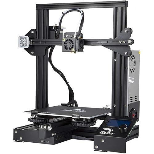Official Creality Ender 3 3D Printer with Resume Printing Function and Stable Power Supply, High Precision Printing and High-standard V-profiles DIY 3D Printers Printing Size 8.66*8.66*9.84 inches