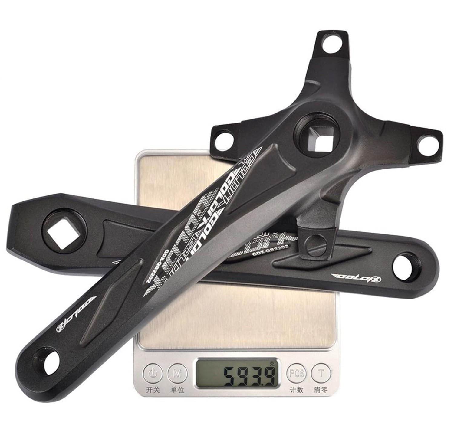Guarnitura Per Bicicletta Conica Quadrata 170/175Mm Guarnitura Per Mountain Bike 104/64BCD 36T/38T/40T/42T Set Pedivella MTB A Corona Singola Pedivella Bici Per 10/11 Velocità