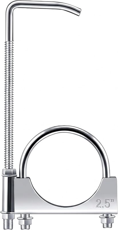 Abraçadeira de escapamento com suporte Datanly em aço-liga para tubo de 6,35 cm – 1 unidade