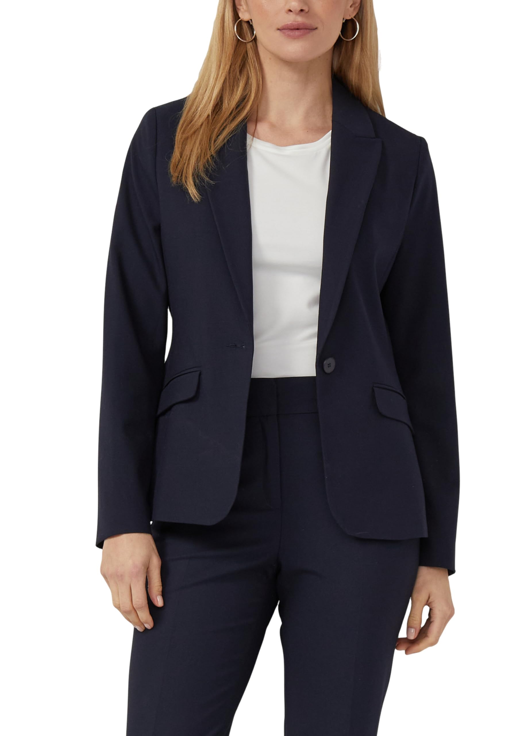 s.Oliver Viskosemix-Blazer im Slim Fit
