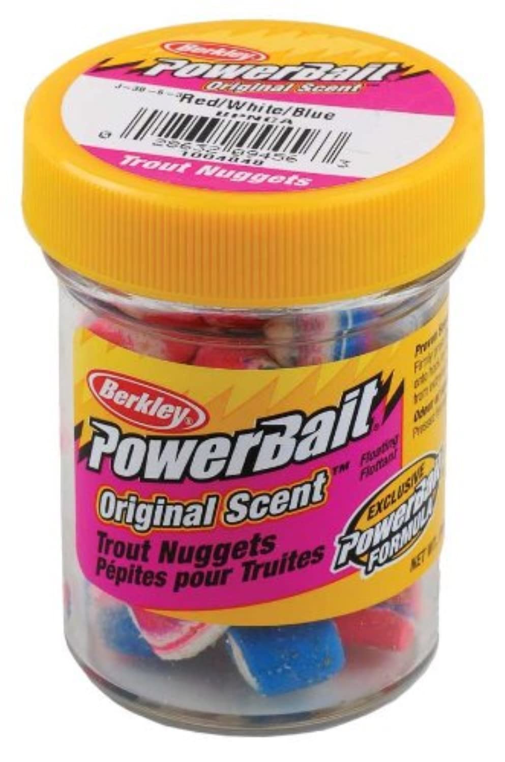 Berkley PowerBait Power Nuggets Fishing Dough Bait, Assorted Colors, Scent Dispersion Technology, Irresistible Scent and Flavor, Moldable and Easy to Use