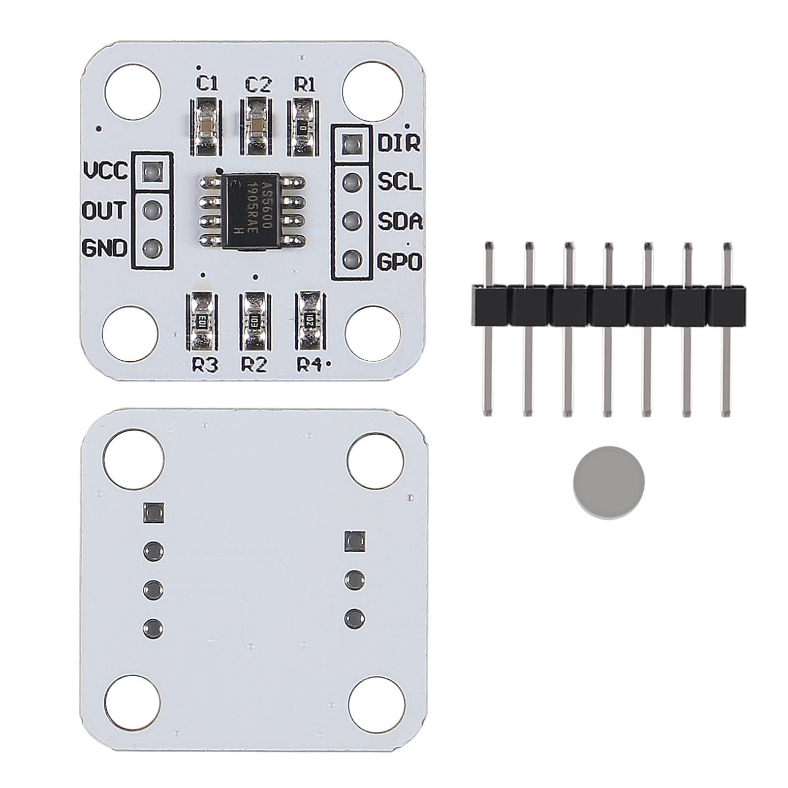 12 Bit Magnetic Encoder AS5600 Magnetic Encoder Module - 12-Bit High ...