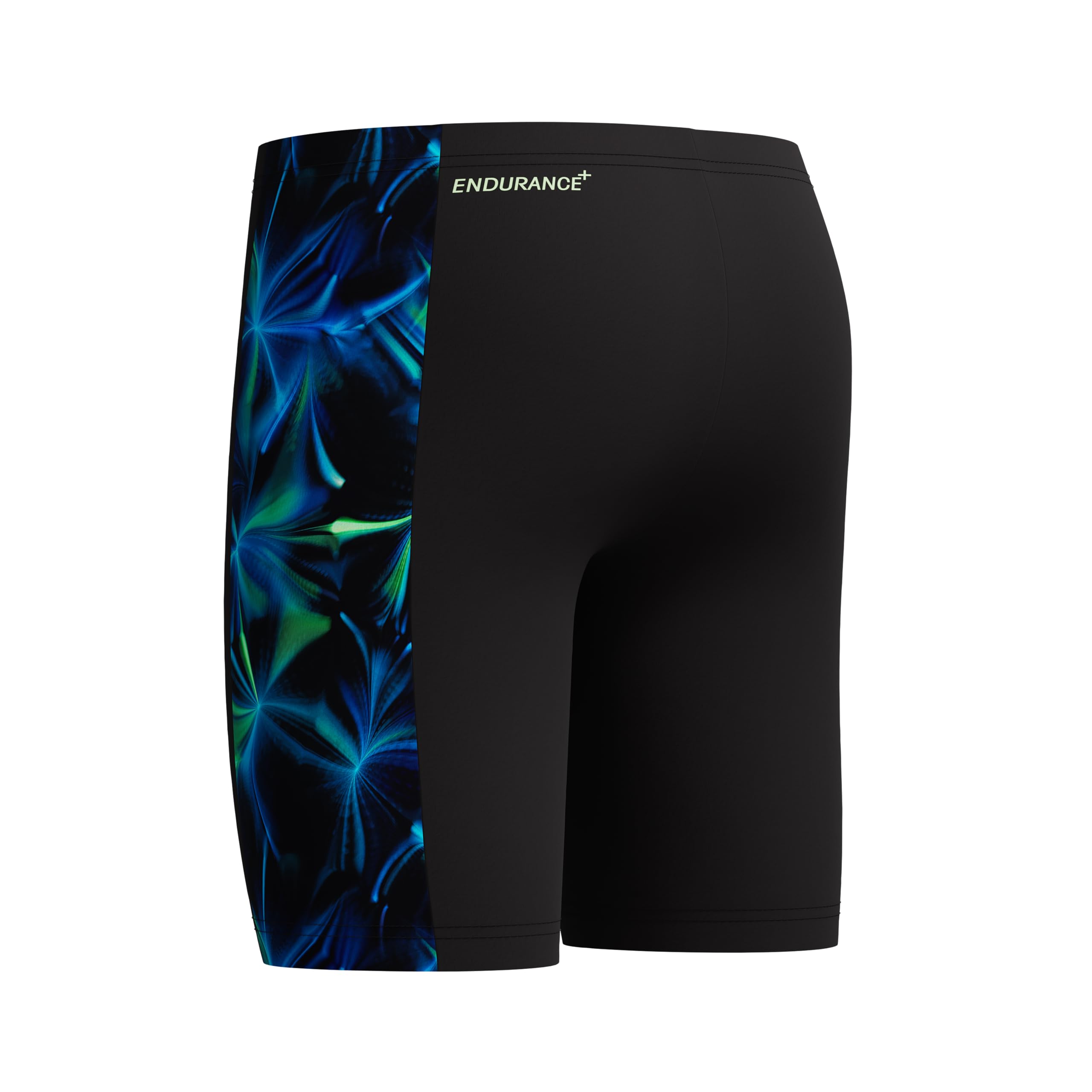 Speedo Jammer Badehose für Jungen, bedruckt, Anthrazit/Hellklee