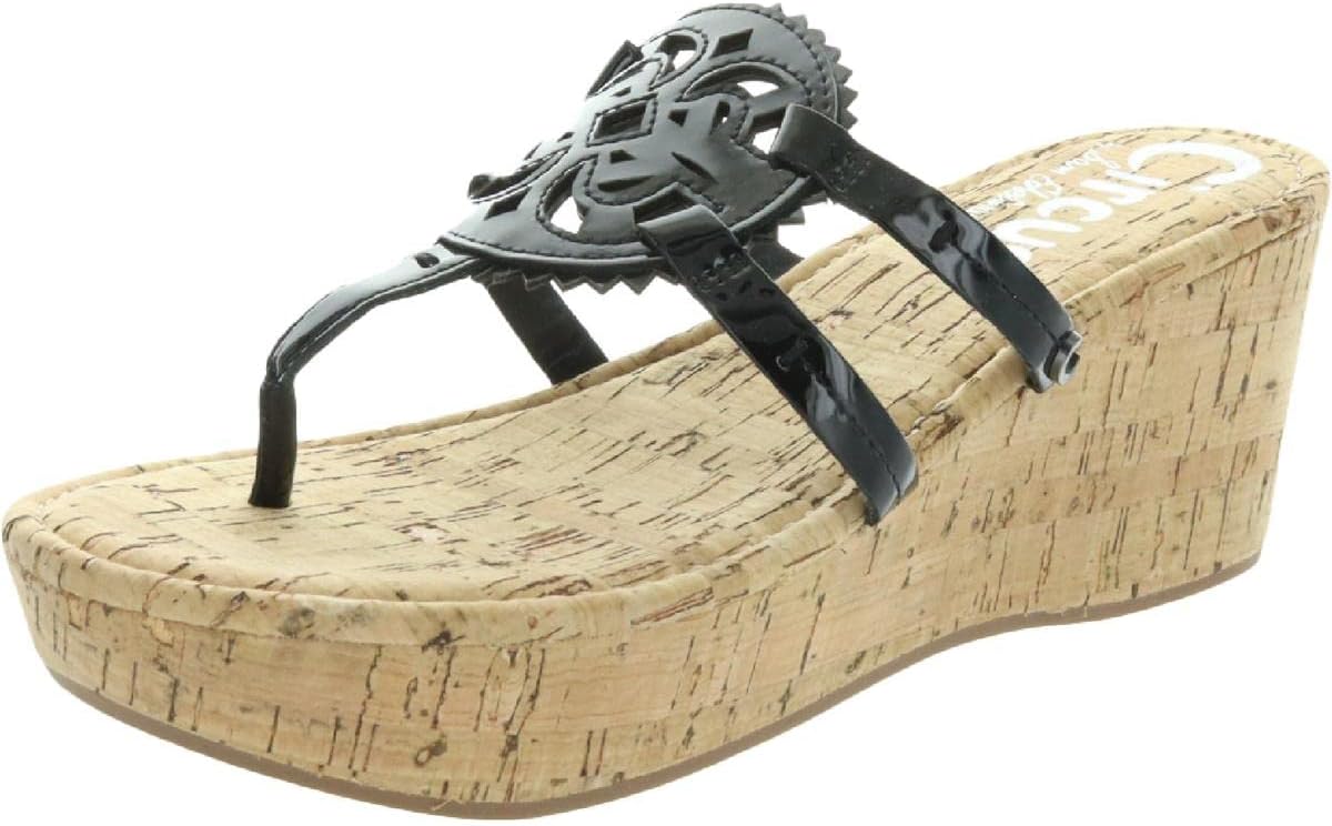 Circus NY by Sam Edelman Women's Women's Rocky Black Thongs 9.5 M