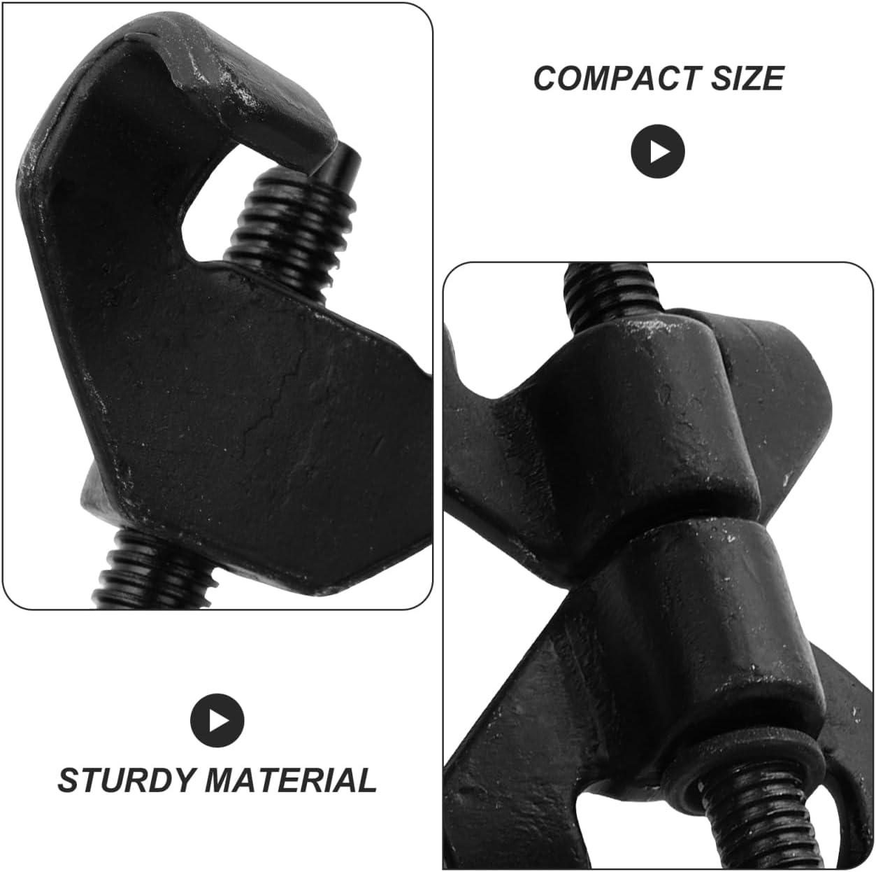 2pcs Heavy Duty Coil Spring Compressor Tool for Quick and Automotive Spring Installation and Removal Compact Design for Easy Storage and Transport High-strength Construction