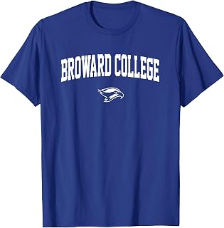 Broward College One Color Arch Logo T-Shirt