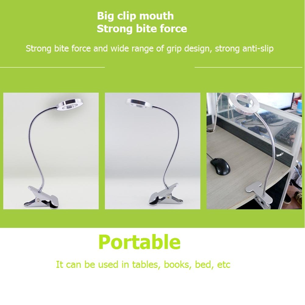 Lampe Loupe LED Avec Dioptre 8x - Pour Tatouage, Cosmétique, Ou Travaux De Précision