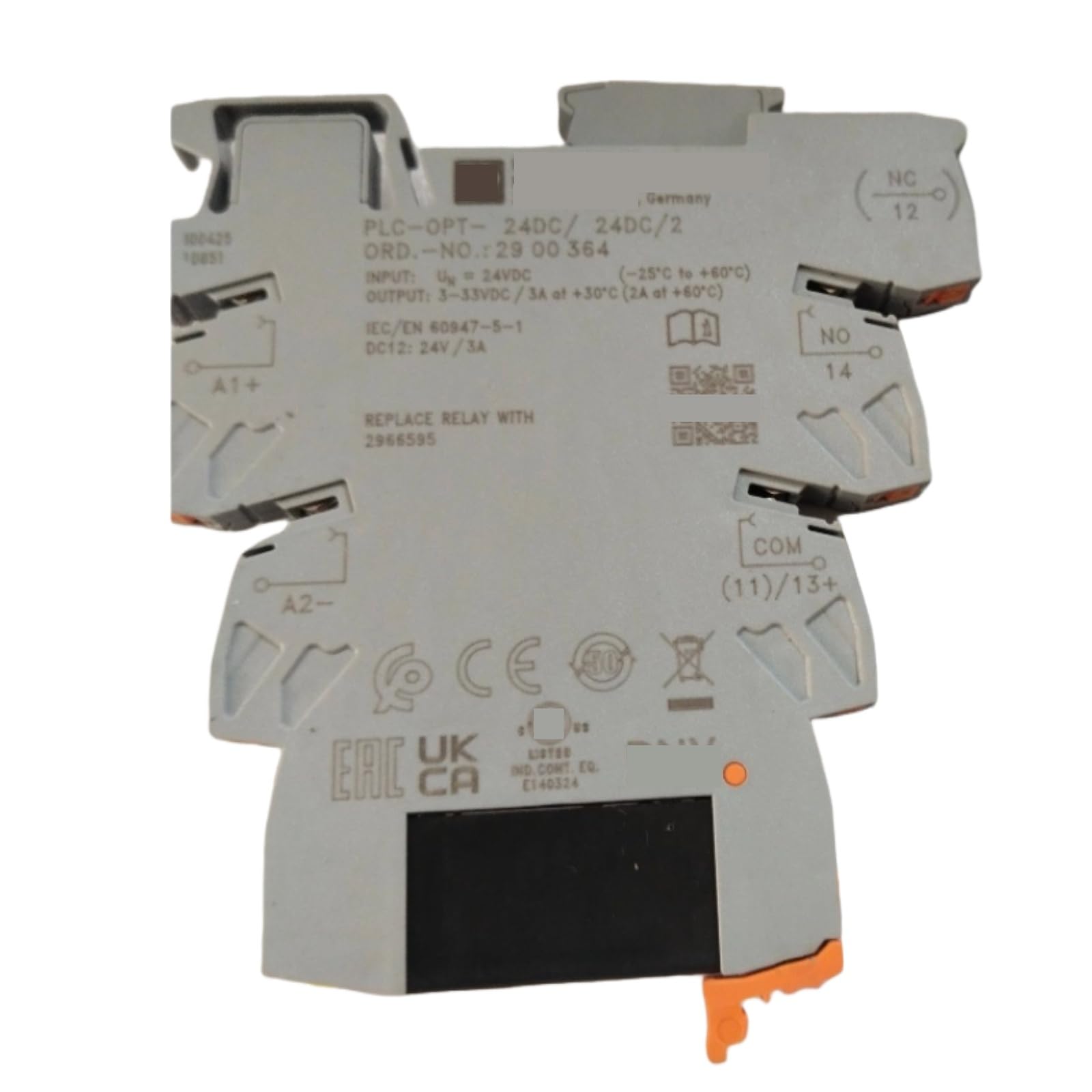 JHSLJCQS Relay PLC-OPT-24DC/24DC/2 2900364, Solid State Relay Module