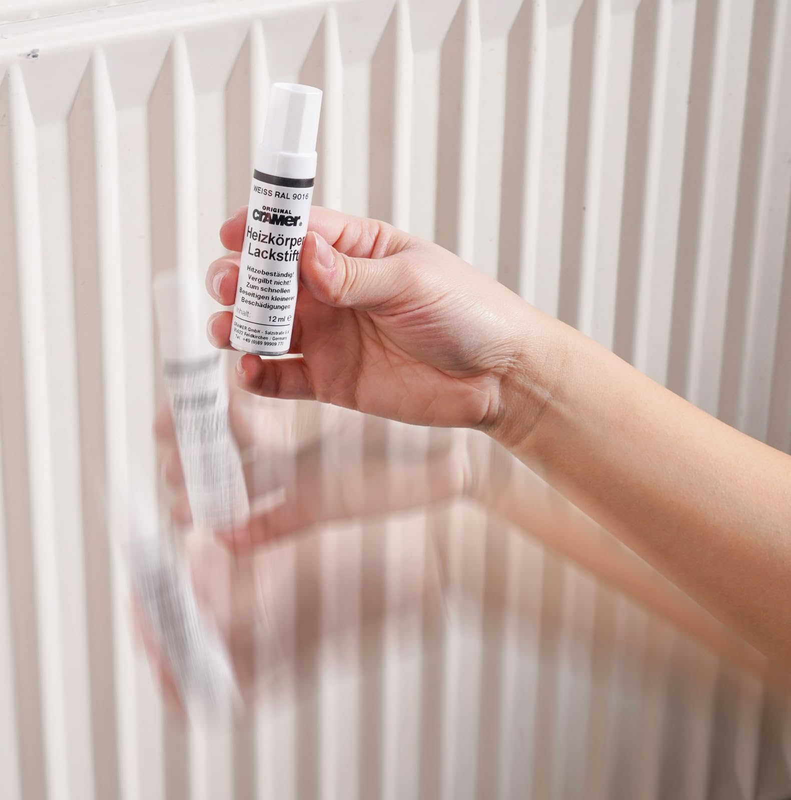 Cramer Penna a vernice per radiatore | 9016 | Bianco
