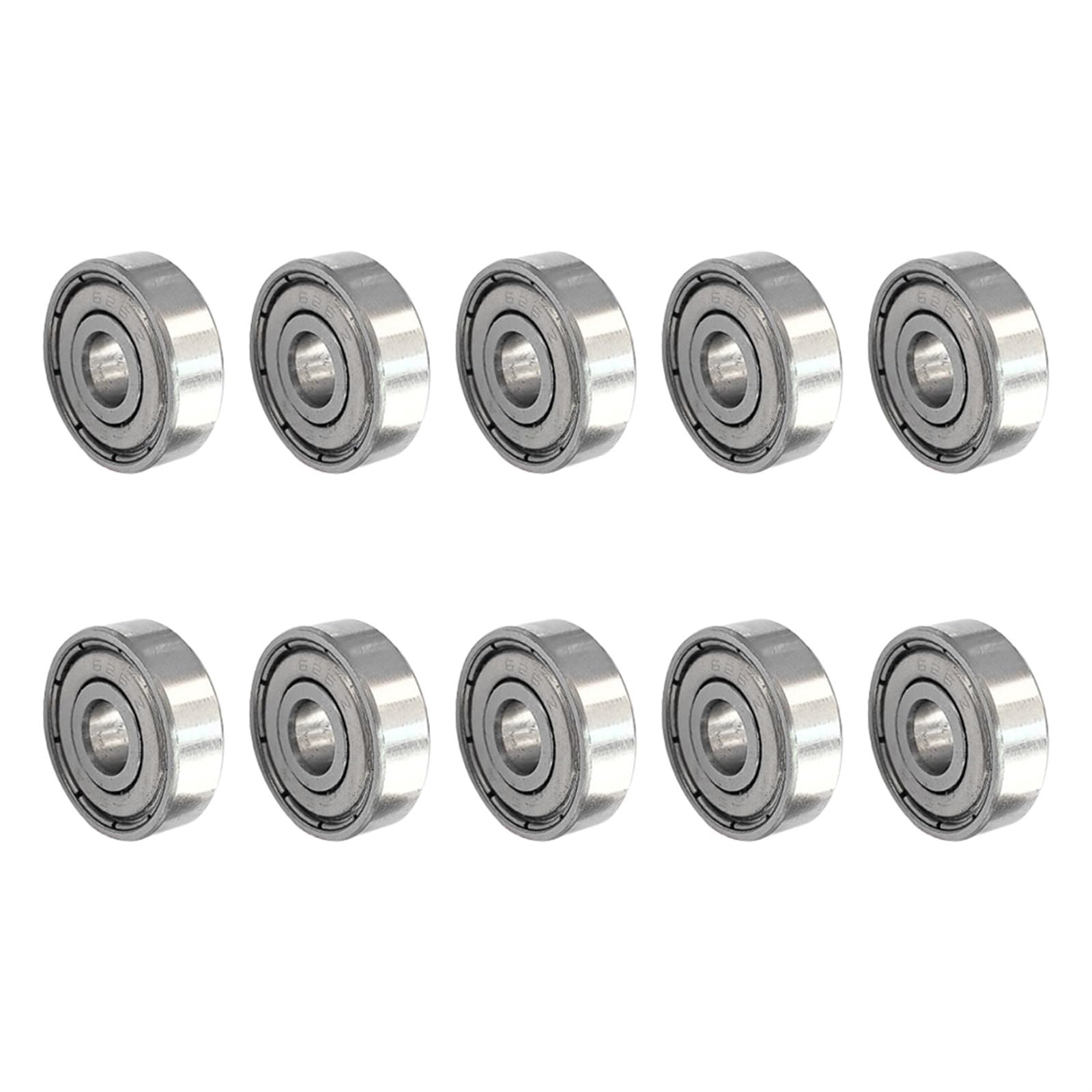 HYUJNAFZR 10pcs Sealed Ball Bearings 6x19x6mm 626zz Roller Skate Bearings Carbon Steel Miniature Ball Bearings Replacement for Door Window