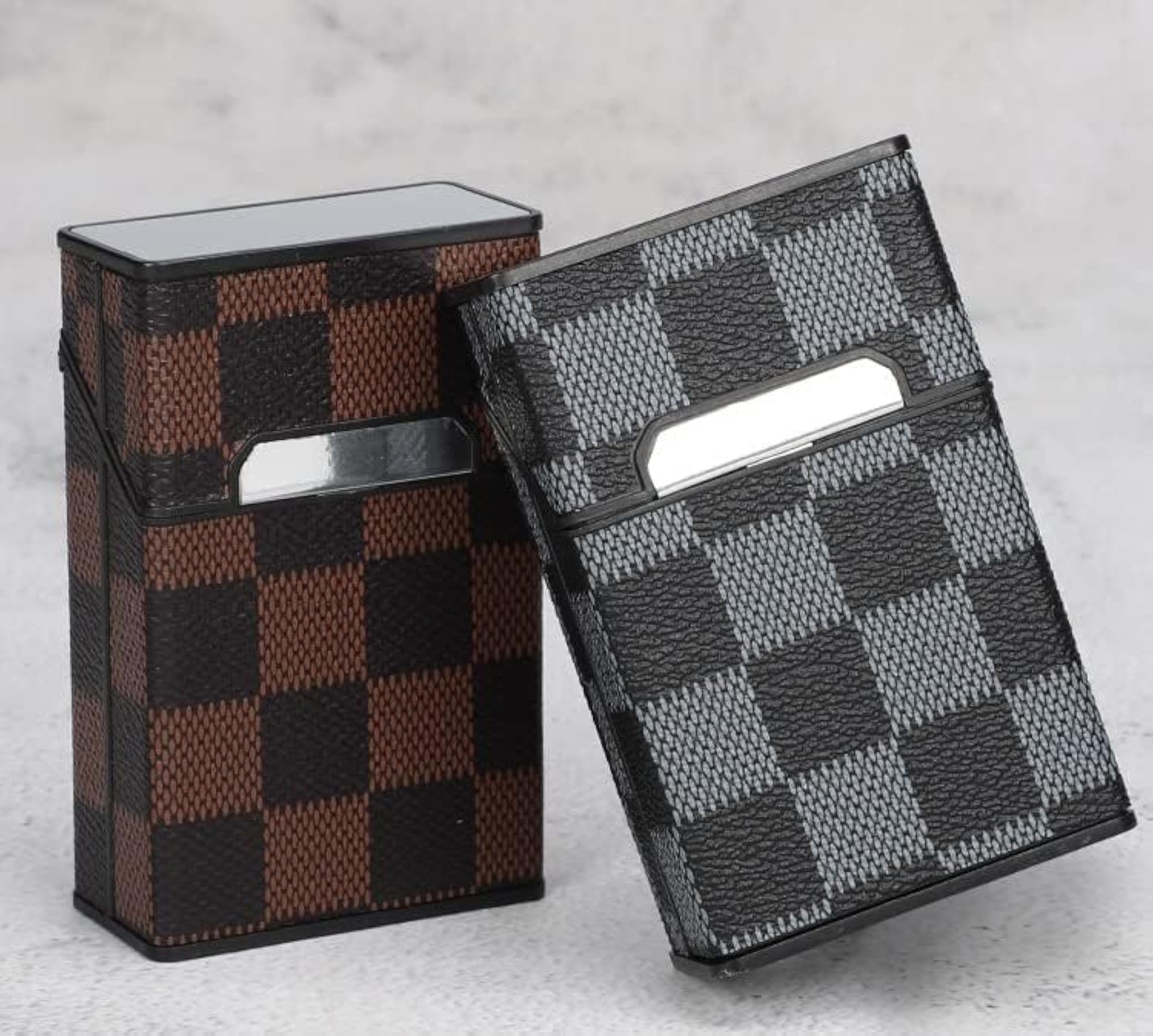 Classic Grid Cigarette Holder for 20 Cigarettes