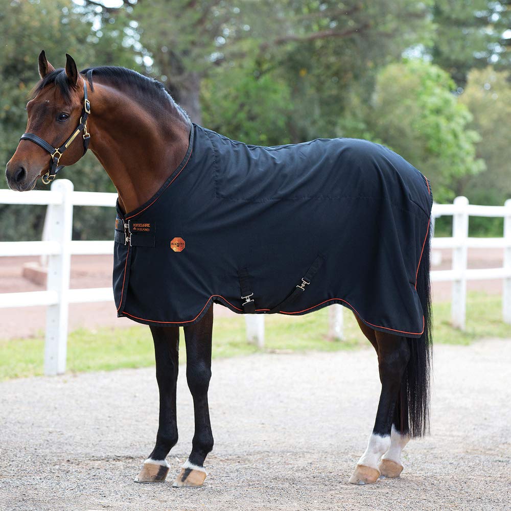 Couverture Rambo Ionique Stable Premium Black Orange Stripe 5 43 - 8