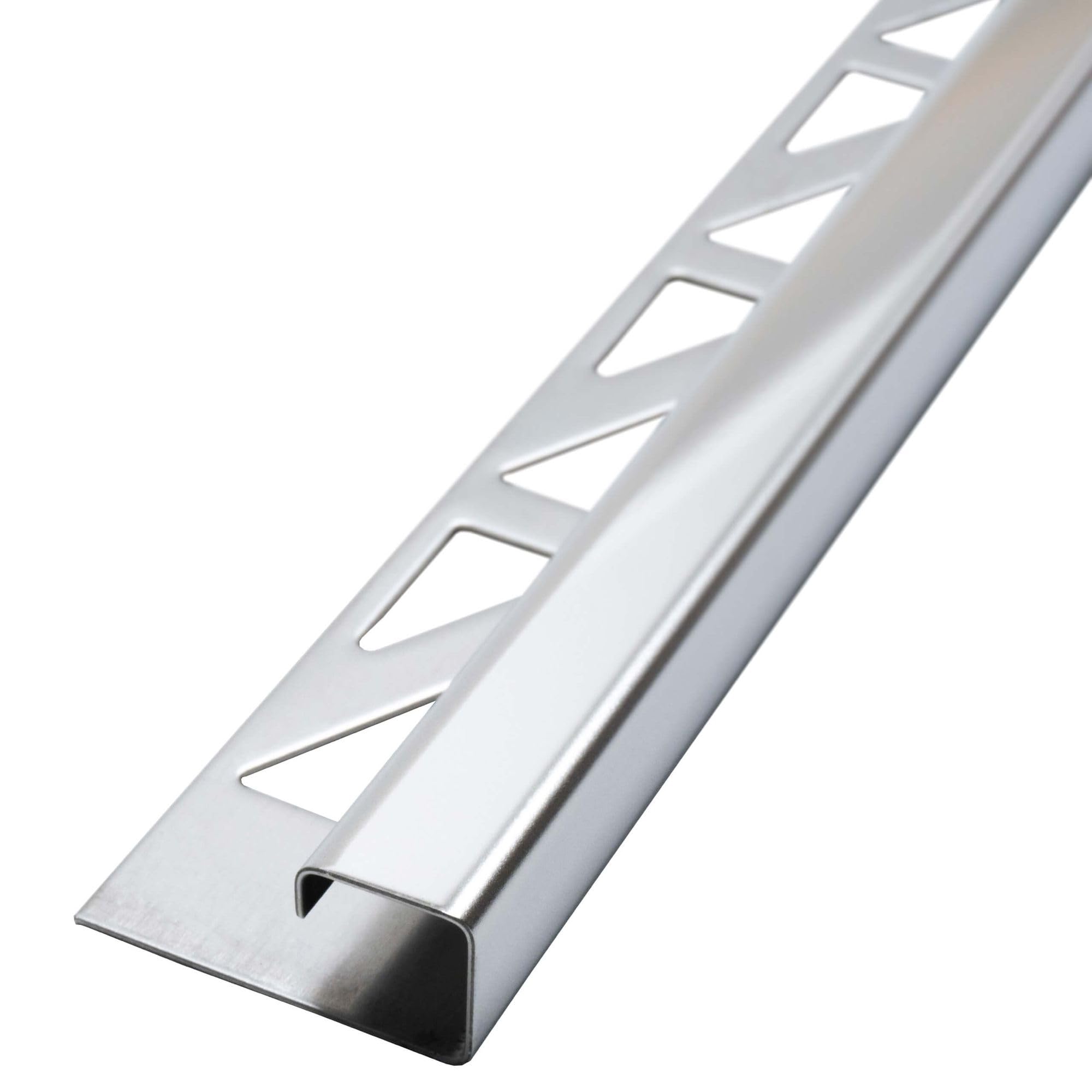 Dalsys Fliesenschiene Quadratprofil – Fliesenschiene Quadratprofil – Edelstahl, poliert, 2,5 m x 10 mm