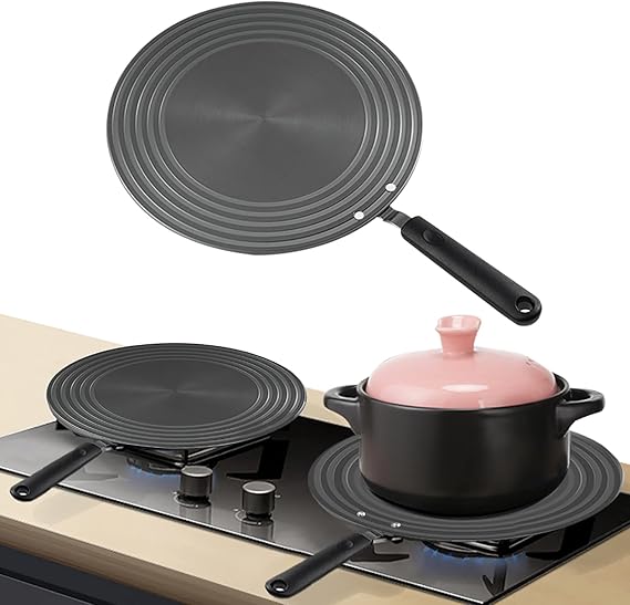 AHOUGER Heat Diffuser for Gas Stove,9.4''Heat Diffuser Plate Upgrade Thickening with