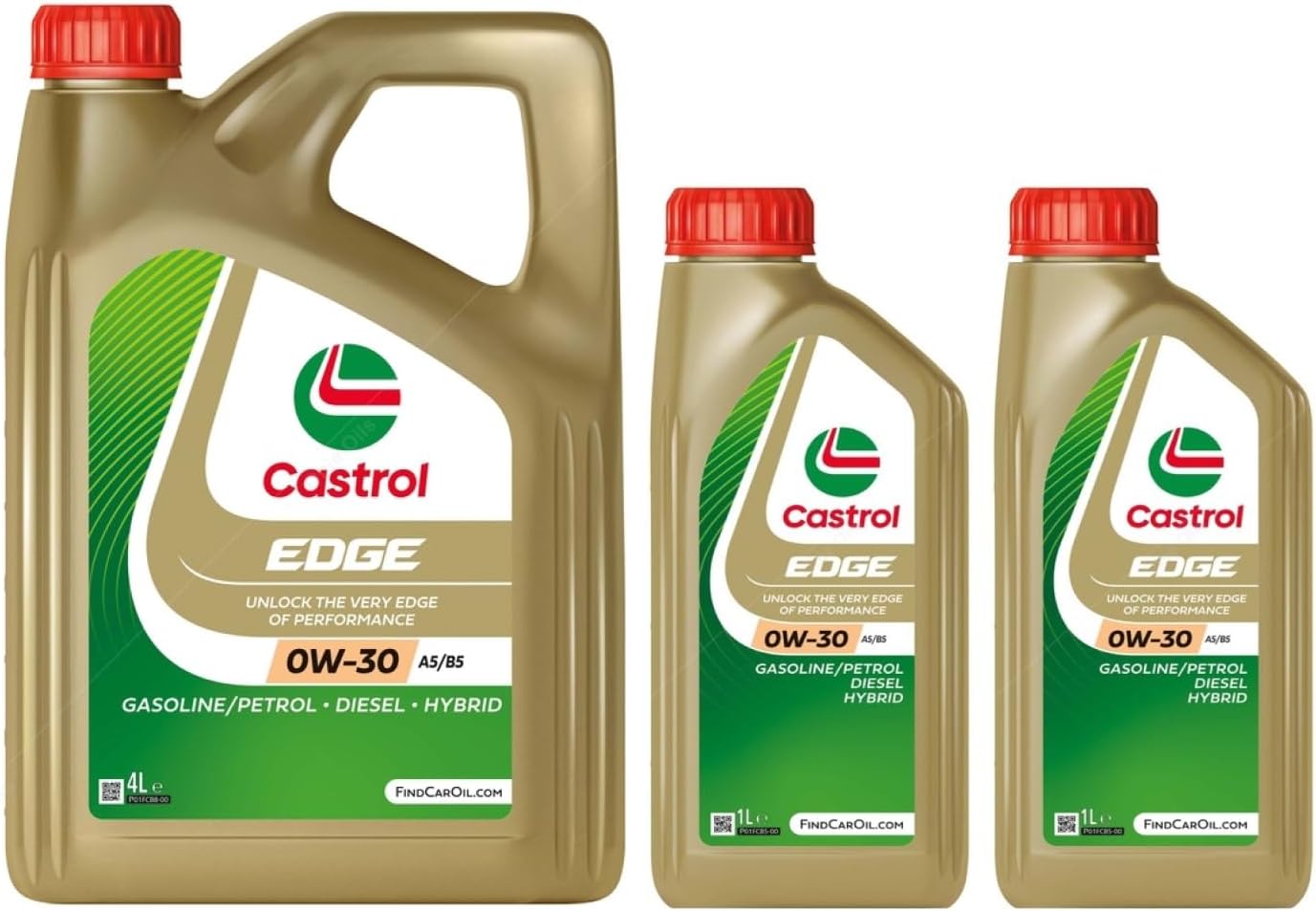 EDGE 0W-30 A5/B5 Synthetic Engine Oil, 6 Litres
