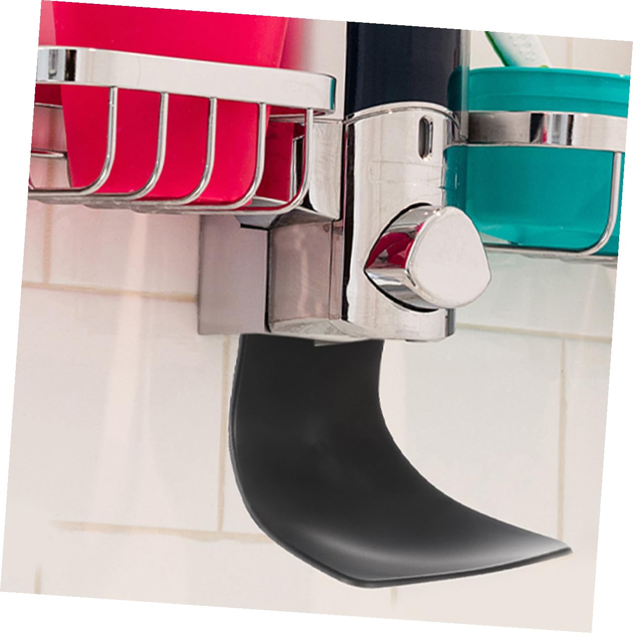 Vassoio Antigoccia in Plastico Nero 3 Pezzi per Dispenser Sapone da Parete Funzione Anti-sgocciolamento per Bagno e Lavaggio Mani