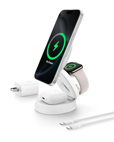 Belkin 3-in-1 Qi2 MagSafe Charging Station