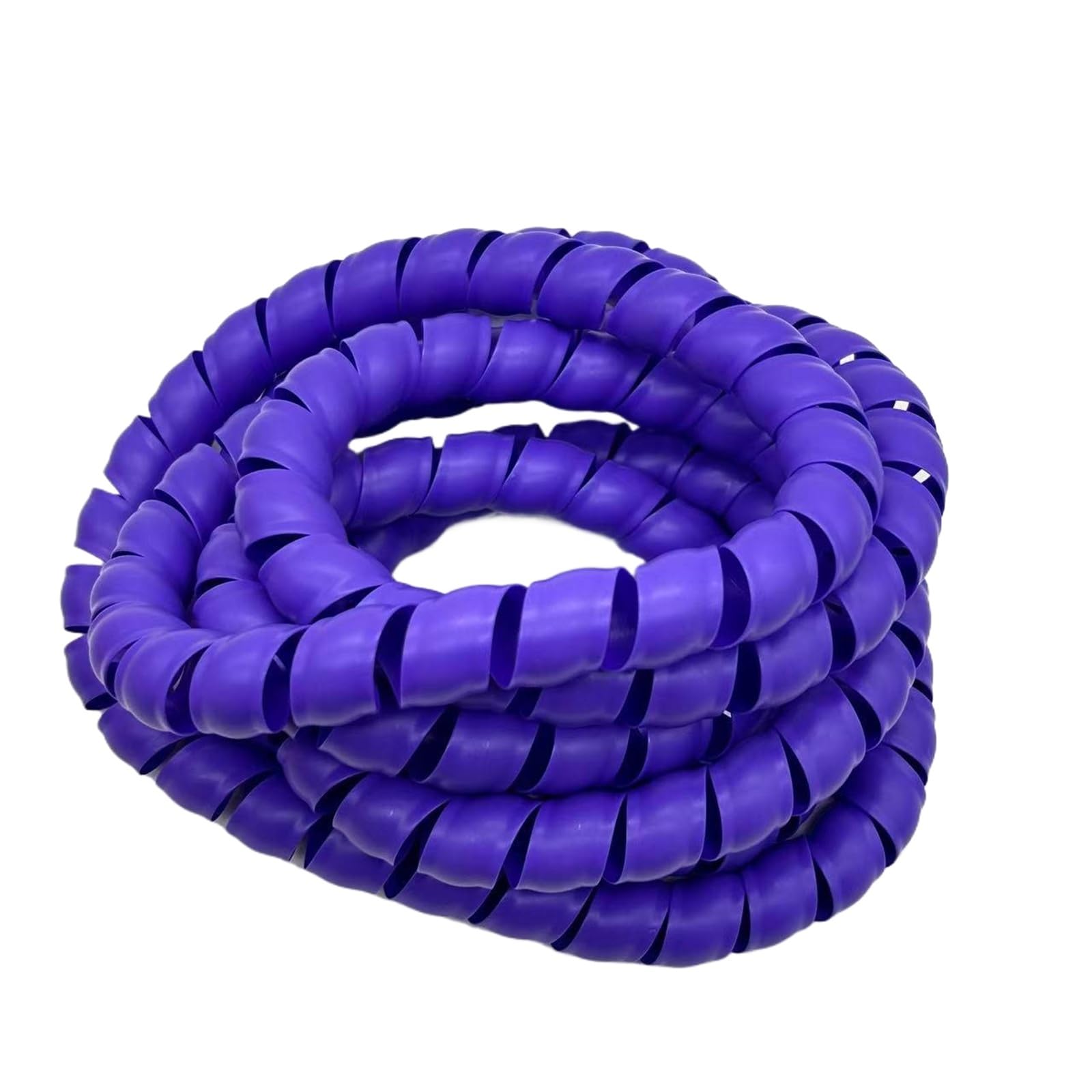 JNMING ID 12mm Flexible Spiral Cable Wire Protector Sleeve Cable Organizer Tube for Tidy Winding Protection(Purple,2 Meters)