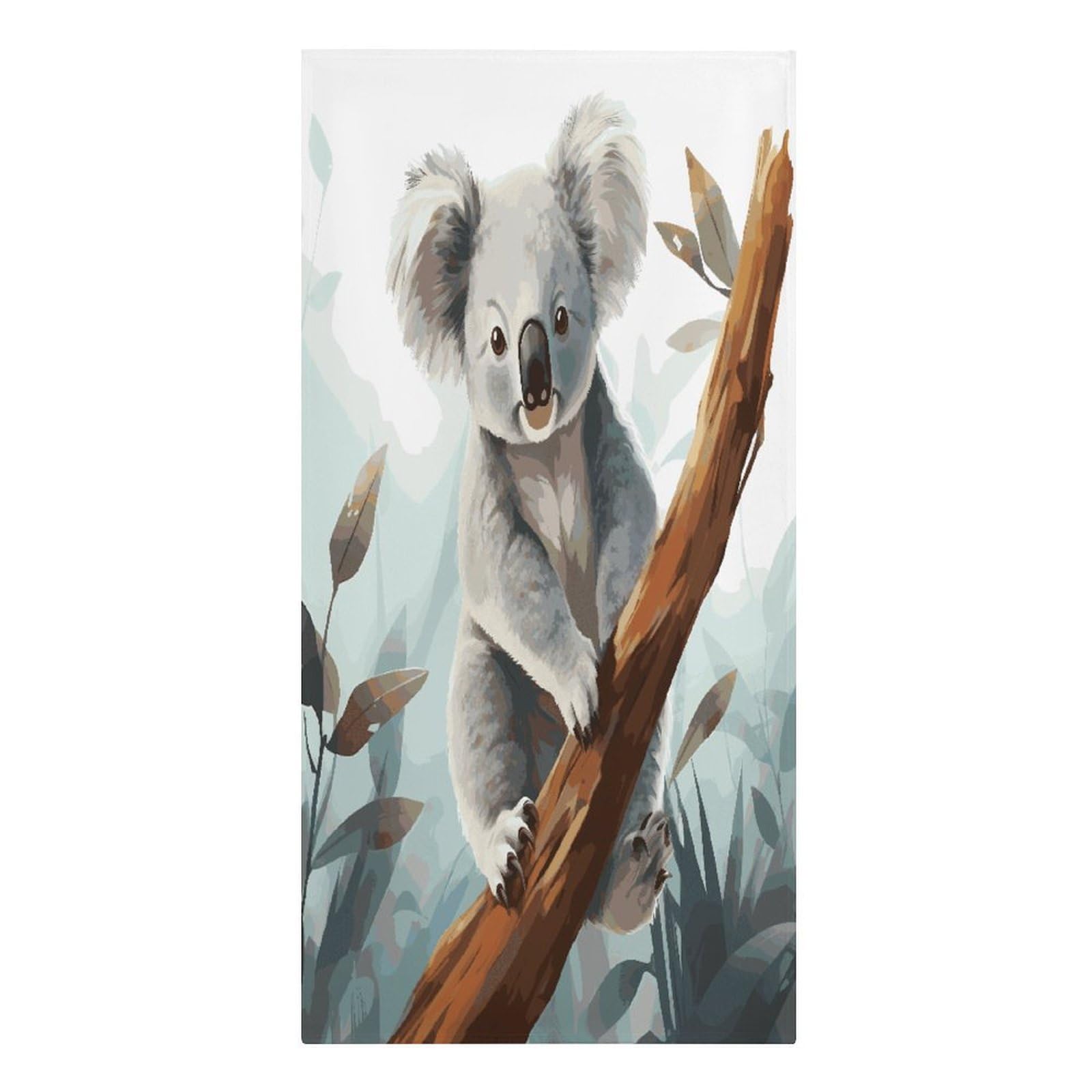 Fekiloot Men's Style Koala And Butterfly Large Beach Towel, Travel Towel For Adults Wo, Pool Towels For Beach, Camping, Swim Pool, Gym, Sports& Yoga 61.4"X30.3"