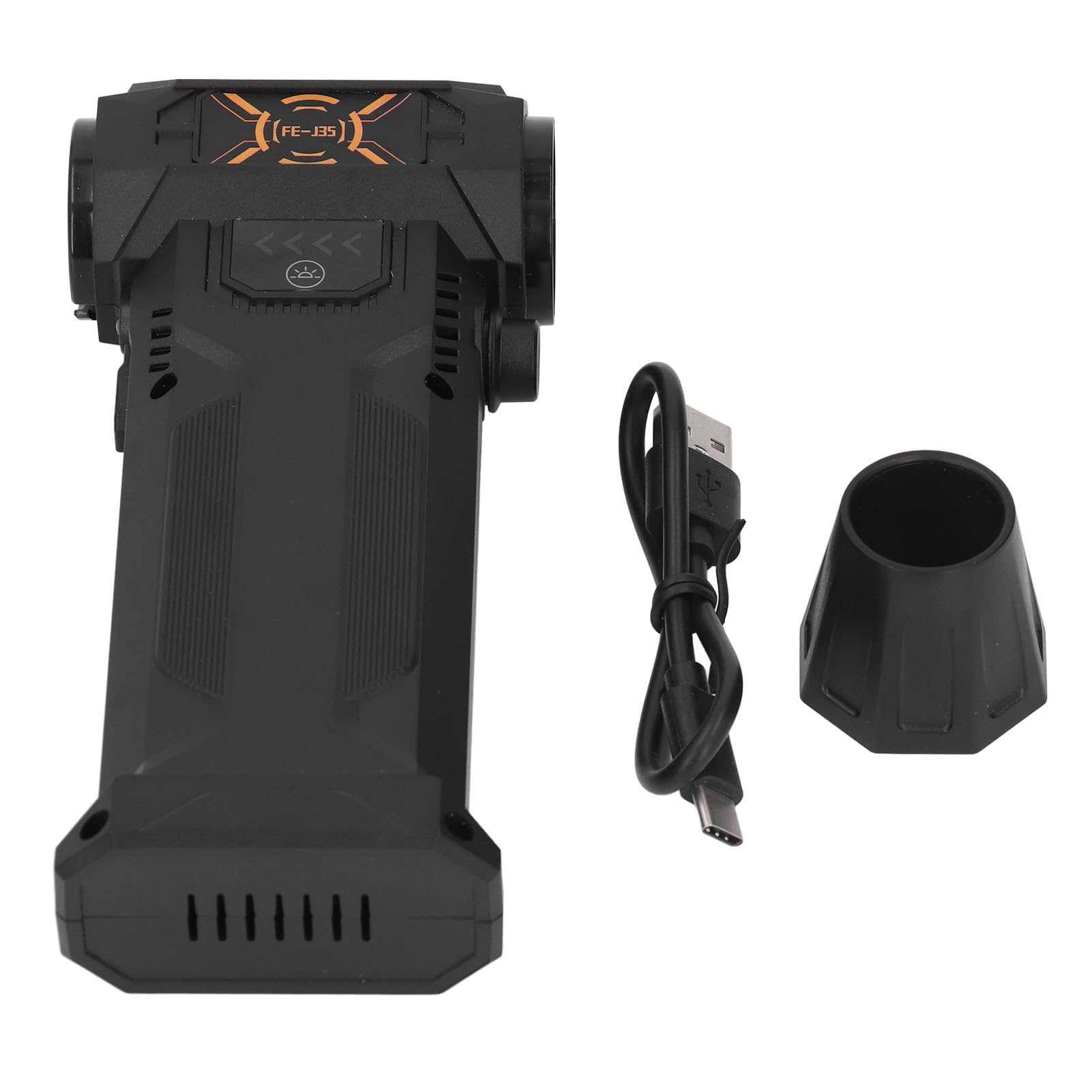 aqxreight Elektrischer Staubwedel, 130.000 U/min, Kabelloses Gebläse mit 8.000 MAh Akku, Wiederaufladbarer USB-Jet-Trockengebläse für Tastatur, Autopflege, Camping, Starten des Trocknens von