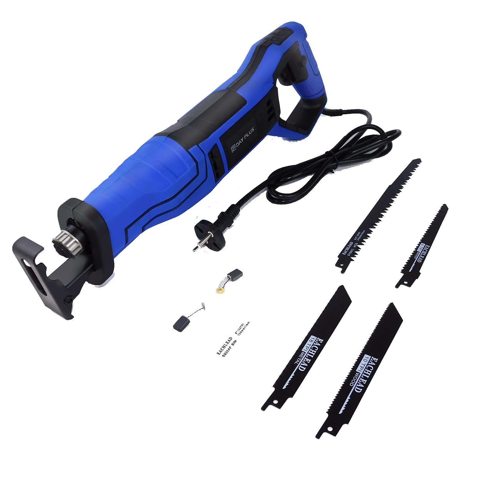 Sega a sciabola da 900 W, sega elettrica con 5 lama, seghe a corda da 28 mm, 2800 SPM, seghe universali per tagliare legno e metalli in PVC