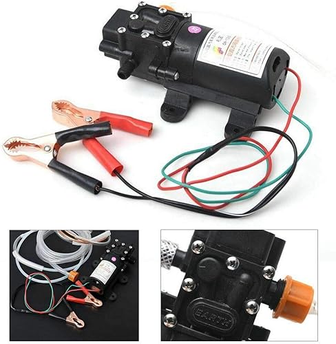 Miniatura 2 de Kit de bomba extractora de aceite eléctrico 12 V 60 W Bomba de transferencia de intercambio de barrido para auto marino barco diesel coche moto