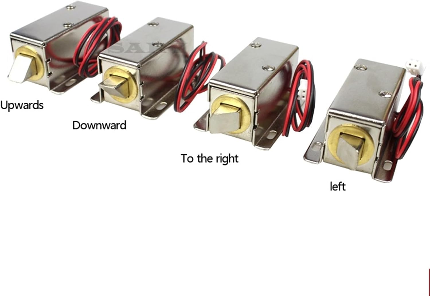 Small Electric Lock DC 12V24V Electronic Lock Mini Electric Bolt Lock Electronic Door Lock Access Control Lock Drawer Lock(Color:DC24V)