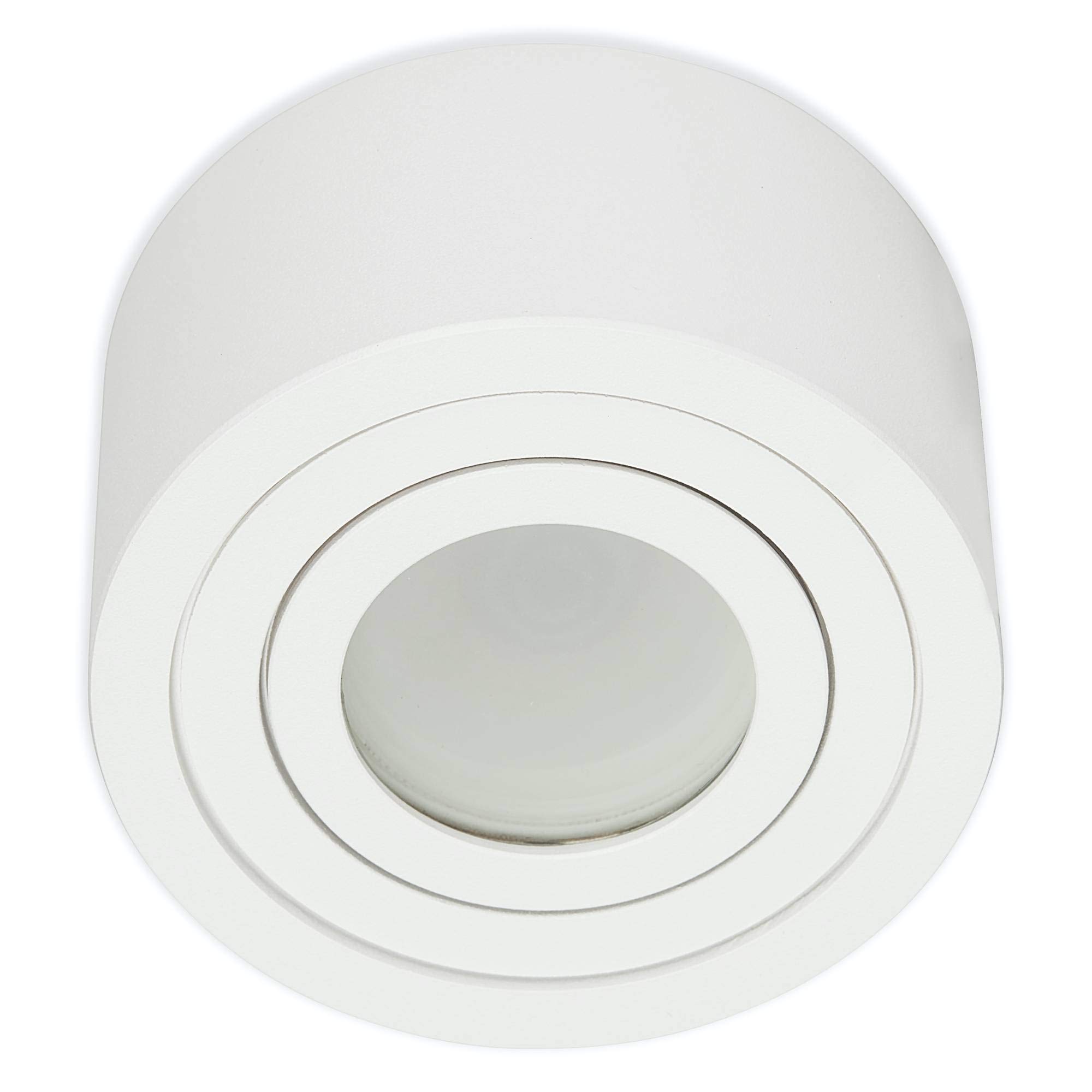 Minifoco LED empotrable IP44 redondo blanco 6,5 W blanco neutro 230 V – Foco de techo regulable para baño sauna exterior – Lámpara de montaje plana 90 mm