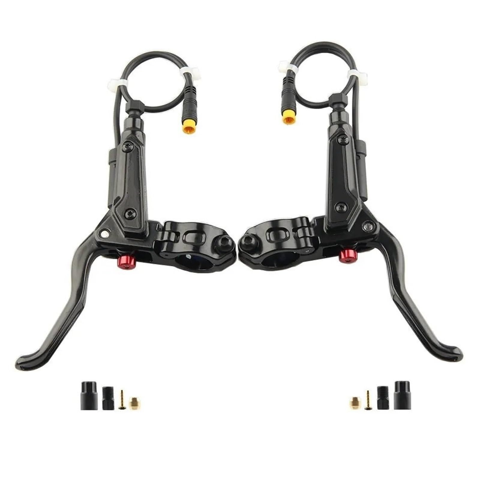 Oapncbvy Black 1 Pair Brake Handle 3 Pin For Bike Bicycle Motor Hydraulic Brakes Bikes Mountain Outdoor Cyling Accessories Bicycles Rear Brake Drum Bike Rear Brake Drum(Black 1 Pair)