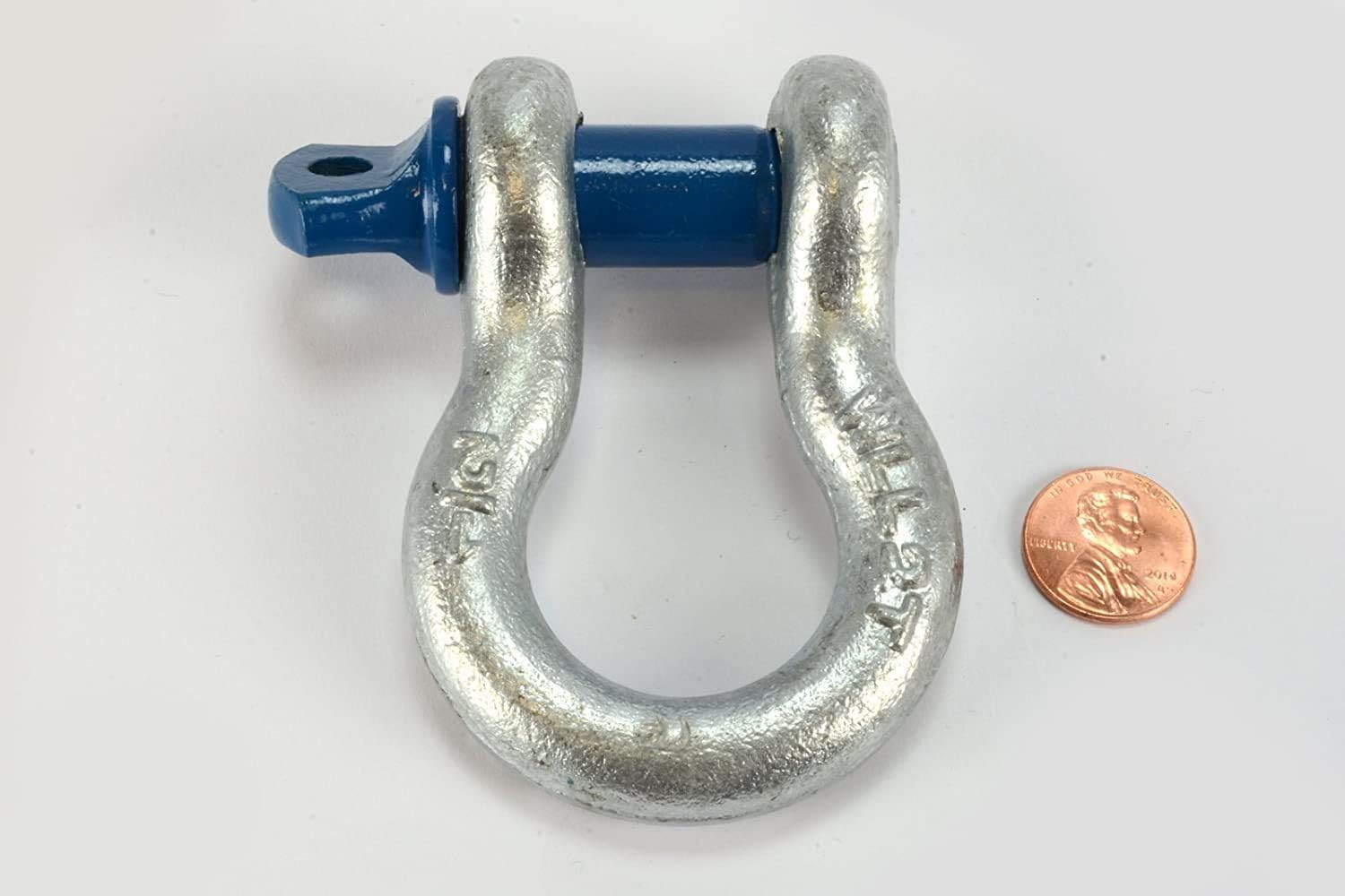 TEMCo 1/2" x 2 Ton D Ring Bow Shackle with Screw Pin Clevis (Rigging/Towing/Off Road) 6 Lot : Industrial & Scientific