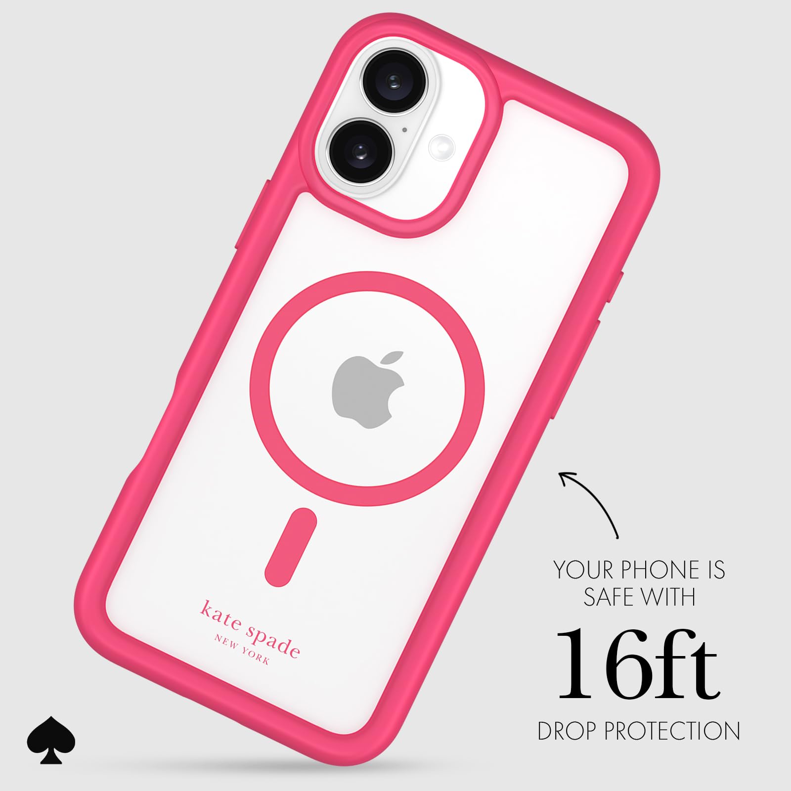 Nao Kate spade♠️ iPhone 7 plus フレンチブル Amazon.com: kate spade new york iPhone 16 Plus Case - Pom Pom Pink