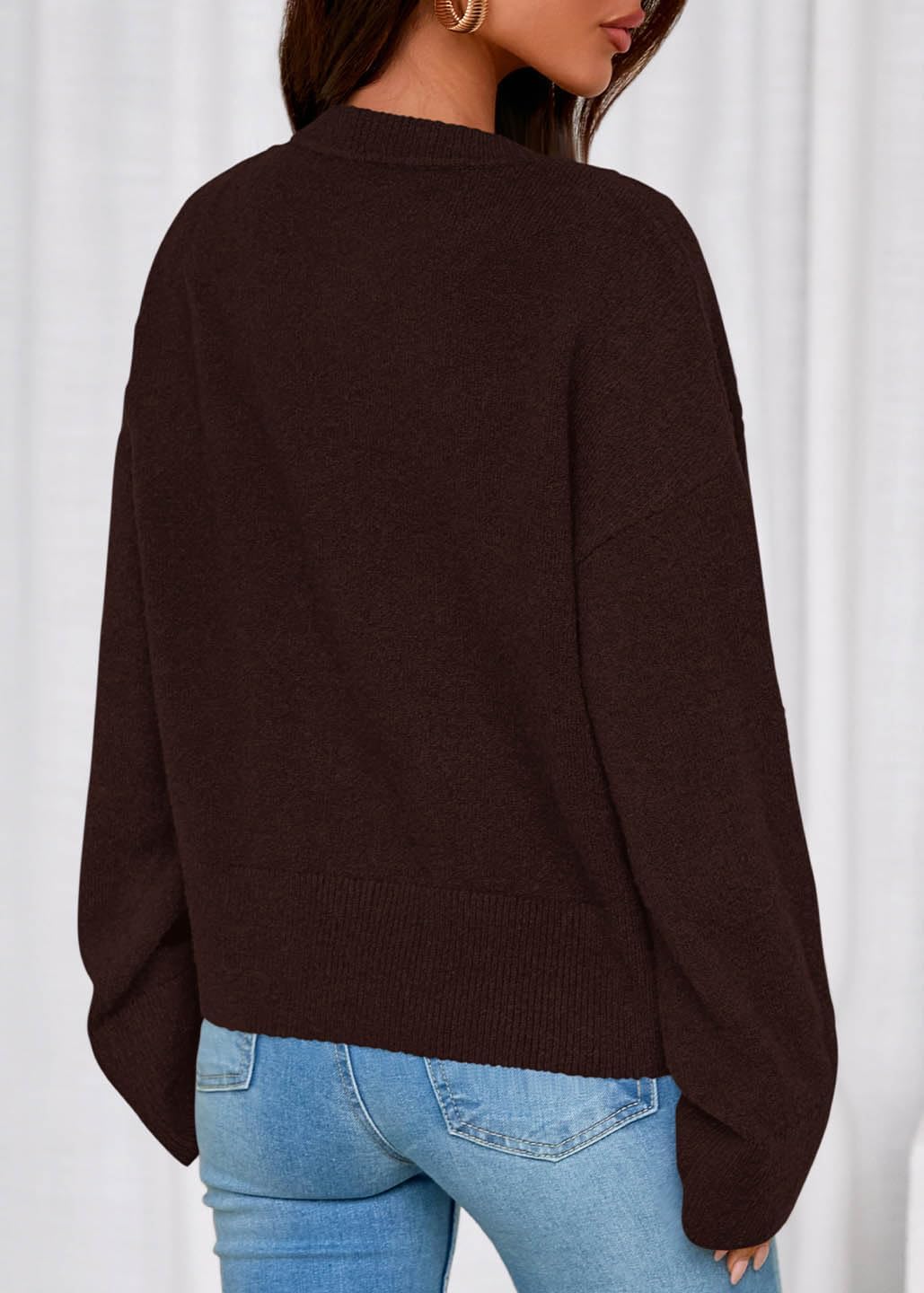 KIRUNDO Cardigan Sweaters for Women Fall Trendy Long Sleeve Chunky Knit Button Up Oversized Winter Jacket Casual Outwear - Image 2