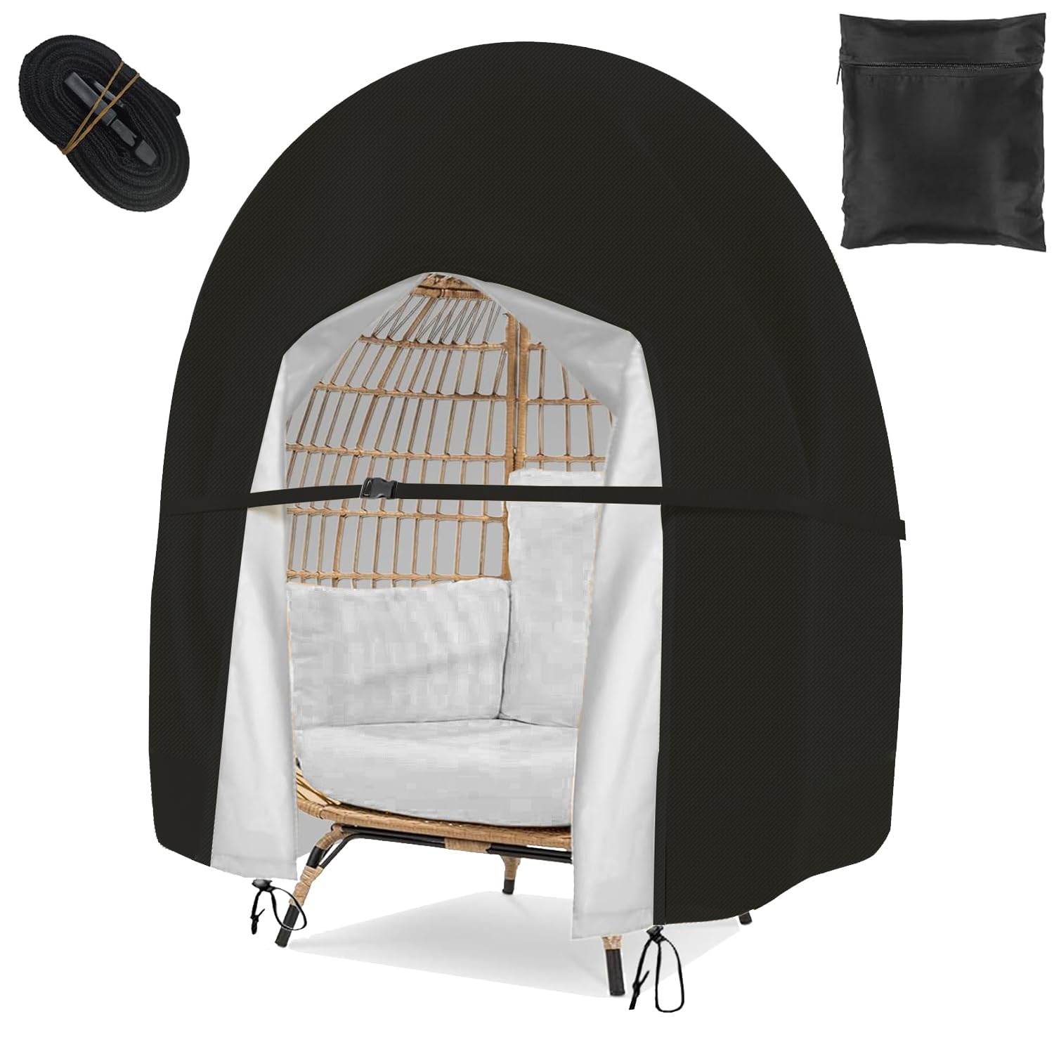 YaoKe Double Egg Chair Cover Waterproof Patio Hanging Extra