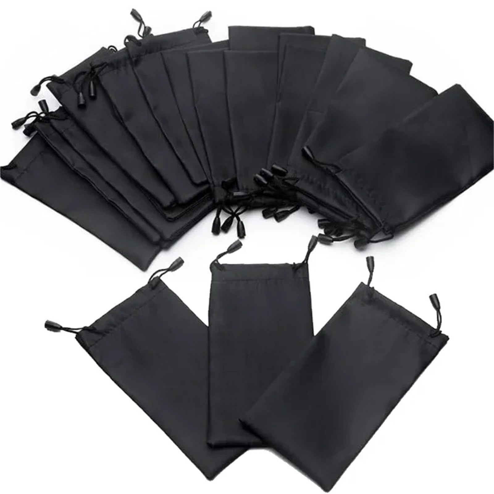 Custodia Occhiali 10-100 pezzi Borsa for occhiali da sole in tessuto morbido e impermeabile, in microfibra, for riporre la polvere, custodia for