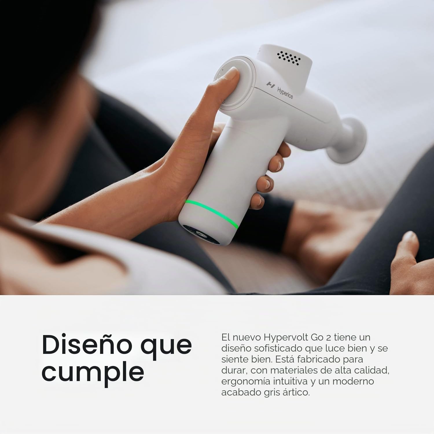 HyperIce Hypervolt Go 2 Masseur Universel Blanc