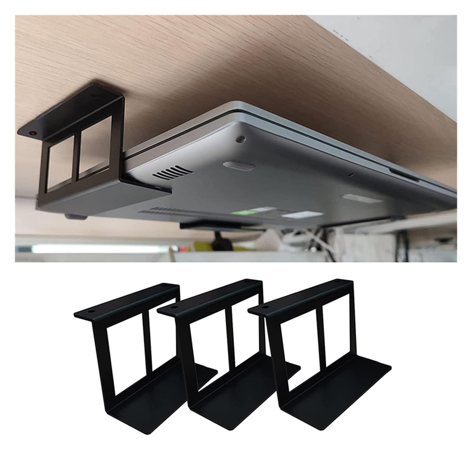 Generico Supporto for laptop da scrivania, supporto da 4,8-6,8 cm