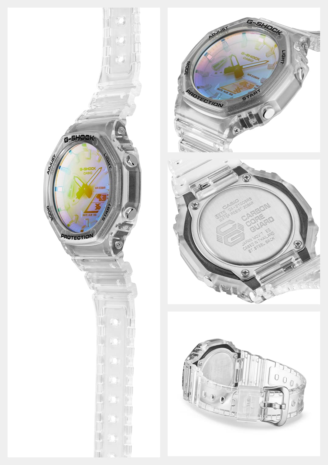 Casio G-Shock Iridescent Color Series GA-2100SRS-7AJF Men's