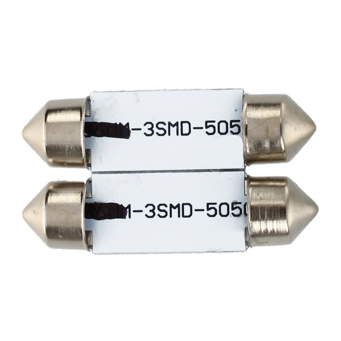 2 x C5W 3 LED SMD 5050 36 mm ksenonowa biała żarówka płyta Festoons kopuła sufitowa samochodowa