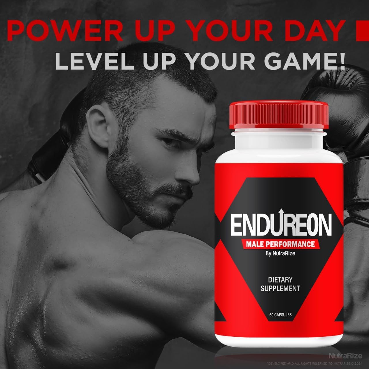 NutraRize (3 Pack) Endureon Male Performance Pills - Original Men's Formula with Natural Blend to Support Performance, Stamina and Energy | Easy-to-Swallow Endureon Pro for Men (180 Capsules)